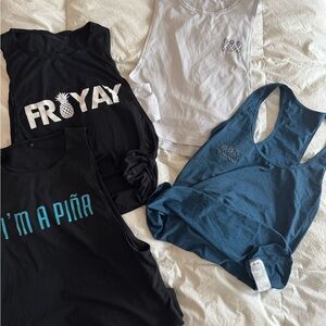 Tres Pinas workout tanks
